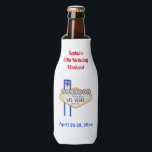 Las Vegas Birthday Party Gefallen Flaschenkühler<br><div class="desc">Feiern Sie in diesem Jahr Ihren Geburtstag in Las Vegas? Diese Flasche cooler ist ein perfekter Weg,  um Ihre Reise zu gedenken! Passen Sie Ihren eigenen Namen und das Datum(e) an. Schriftart und Farbe des Textes können nach Ihren Wünschen geändert werden.</div>