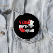 Las Vegas Birthday - Party in Vegas Birthday Squad Button (Beispiel)