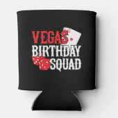 Las Vegas Birthday - Party in Vegas Birthday Squad Dosenkühler (Rückseite)