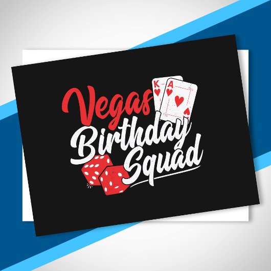 Las Vegas Birthday Party Postkarte