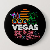 Las Vegas Birthday - Vegas Birthday Squad Button (Vorderseite)
