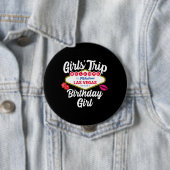 Las Vegas Birthday - Vegas Girls Trip zum Geburtst Button (Beispiel)