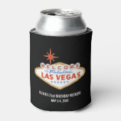 Las Vegas Birthday Weekend Gastgeschenk Custom Dosenkühler (Kanne Vorderseite)