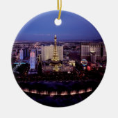 Las Vegas bis zum Nacht 3 Keramik Ornament (Vorne)