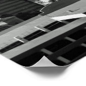 Las Vegas Black and White Foto Poster (Ecke)