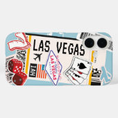Las Vegas Boarding Pass Case-Mate iPhone Hülle (Rückseite (Horizontal))