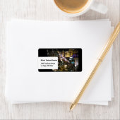 Las Vegas Boulevard Strip Foto Adressaufkleber (Insitu)