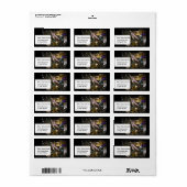 Las Vegas Boulevard Strip Foto Adressaufkleber (Vorne)