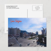 Las Vegas Boulevard, Süden Postkarte (Vorne/Hinten)