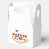Las Vegas BRAUTPARTY Gable Favor Box Geschenkschachtel (Geöffnet)