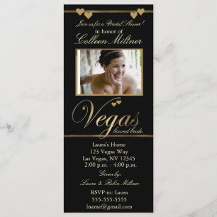 Las Vegas Bridal Dusche Einladung Vorlage
