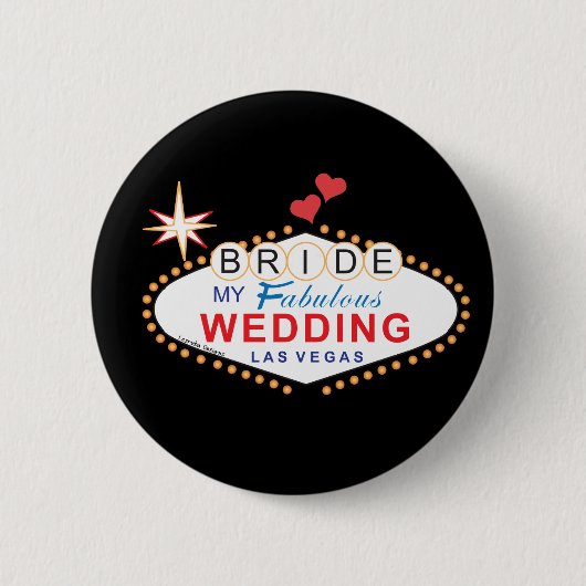 Las Vegas Bride Button (Vorderseite)