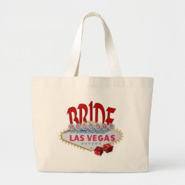 Las Vegas BRIDE Classic Tote Bag Jumbo Stoffbeutel