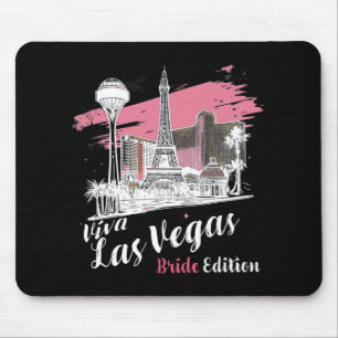 Las Vegas Bride Edition Las Vegas Feier Mousepad