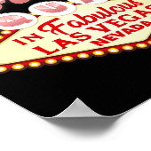 Las Vegas Bride Squad in Vegas Funny Bridesmaid Poster (Ecke)
