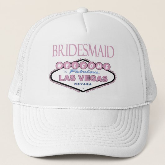 Las Vegas BRIDESMAID Cap Truckerkappe (Vorderseite)
