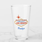Las Vegas Bridesmaid Gift Bachelorette Cups Glas (Vorderseite)
