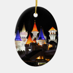 Las Vegas Burg Gaming Vegas City Keramik Ornament