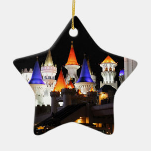 Las Vegas Burg Gaming Vegas City Keramik Ornament