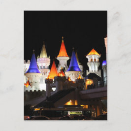 Las Vegas Burg Gaming Vegas City Postkarte