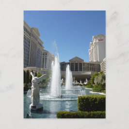 Las Vegas-Caesars Palace-Brunnen-Brunnen Postkarte