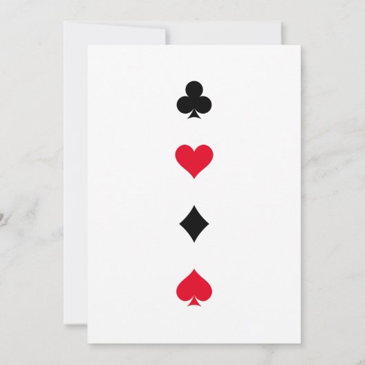 Las Vegas Calendar Save the Date Einladung (Rückseite)