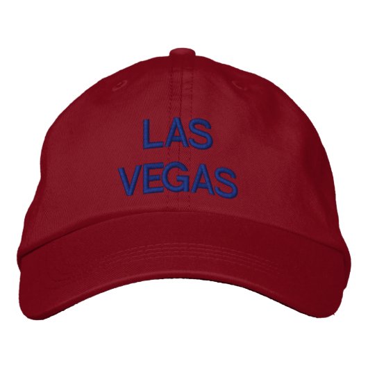 Las Vegas Cap Bestickte Kappe (Vorderseite)