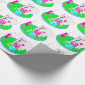 Las Vegas Casino Blackjack Tischkarten Poker Chips Geschenkpapier (Ecke)