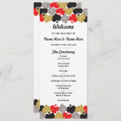 Las Vegas Casino Glitzer Cards Hochzeitsprogramm Programm (Vorne/Hinten)