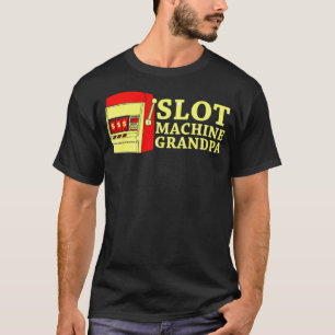 Las Vegas Casino Grandpa Geschenk bisexuelle Illus T-Shirt