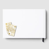 Las Vegas Casino Hochzeit in Urlaubsort Gold Gästebuch (Rückseite)