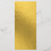 Las Vegas Casino Hochzeit in Urlaubsort Gold Menükarte (Rückseite)