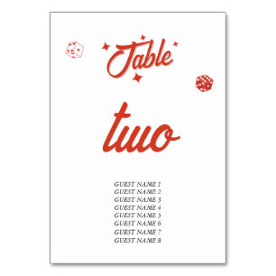 Las Vegas Casino Hochzeit in Urlaubsort Rotes Meer Tischnummer