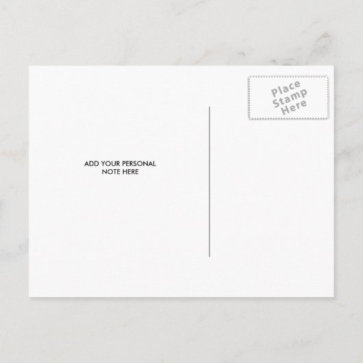 Las Vegas Casino Modernes Design Save the Date Ankündigungspostkarte (Rückseite)