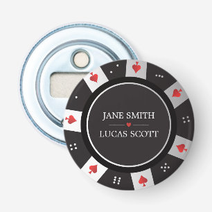 Las Vegas Casino Poker Chip Gastgeschenk Hochzeit Flaschenöffner