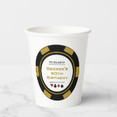 Las Vegas Casino Poker Chip New Orleans Club Pappbecher (Vorderseite)