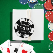 Las Vegas Casino Poker Chip Wedding Vielen Dank Geschenkanhänger