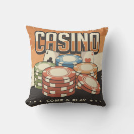 Las Vegas Casino Poker Kissen
