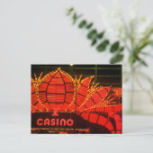 Las Vegas Casino Postkarte (Stehend Vorderseite)