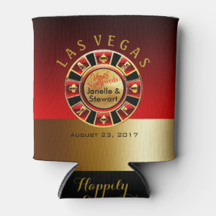 Las Vegas Casino Rotes Gold Dosenkühler