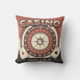 Las Vegas Casino Roulette Wheel Kissen