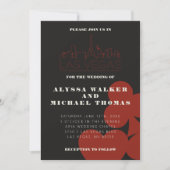 Las Vegas Casino Skyline Einladung zur Hochzeit (Vorderseite)