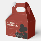 Las Vegas Casino Skyline Wedding Geschenkschachtel (Vorderseite)