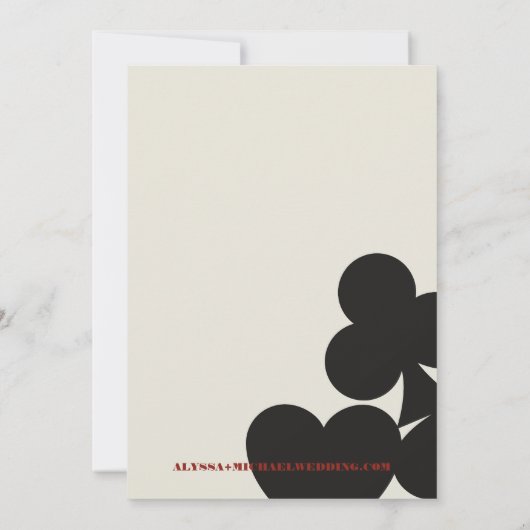 Las Vegas Casino Skyline Wedding Save the Date Einladung (Rückseite)