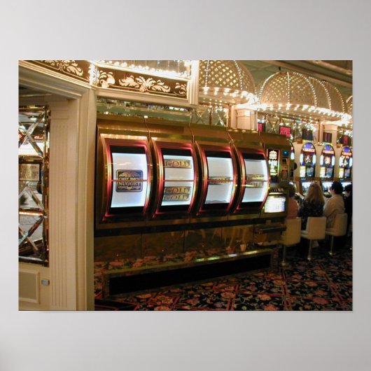 Las Vegas Casino Spielautomat Poster (Vorne)