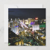 Las Vegas Casino Theme Hochzeit Einladung (Rückseite)