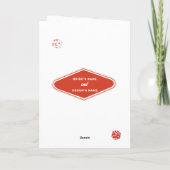 Las Vegas Casino Wedding Order of Service Programm (Rückseite)