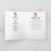 Las Vegas Casino Wedding Order of Service Programm (Innenseite)