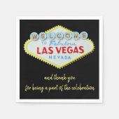 Las Vegas Celebration Serviette (Vorderseite)
