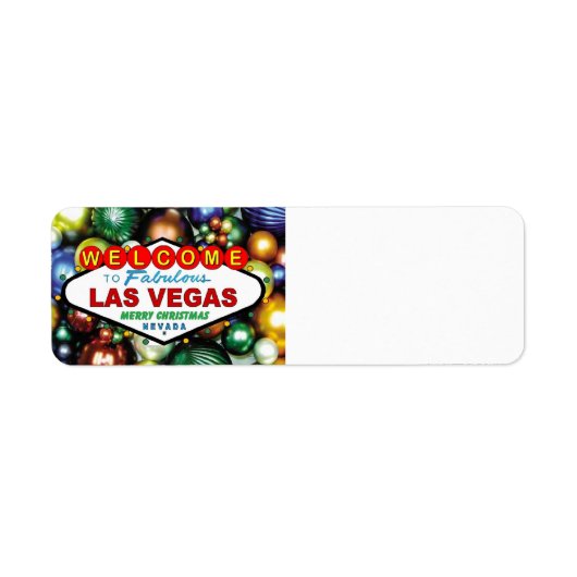 Las Vegas Christmas Labels (Vorne)